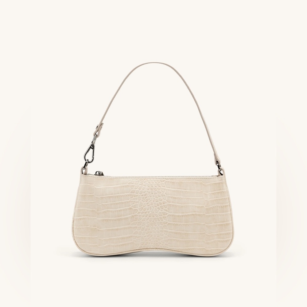 JW PEI EVA Shoulder Handbag (Ivory Croc)